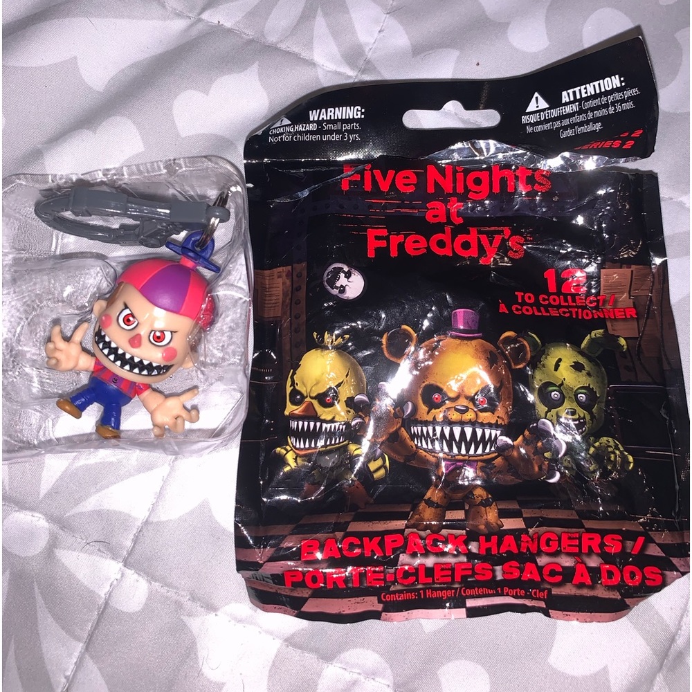 New VTG 2016 FNAF Nightmare Balloon Boy Fig Bag clip Hangers/Porte-Clefs SacA Do